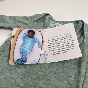 Cooper Pearl Emerson Green Soft Knot Bottom Sleep Gown Snaps